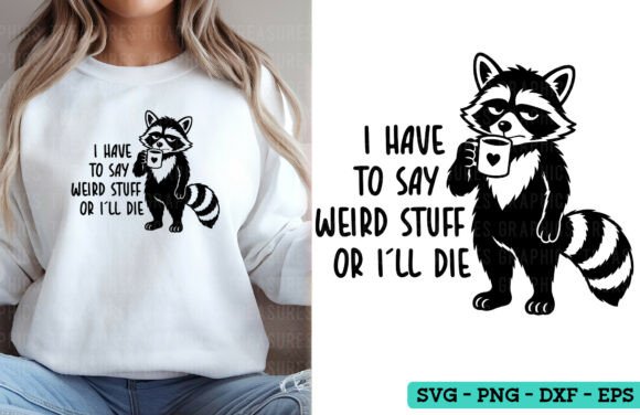Funny Sarcastic Raccoon SVG Animal PNG for T-Shirt Designs