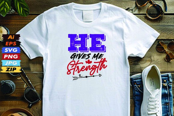He Gives Me Strength Embroidery Review