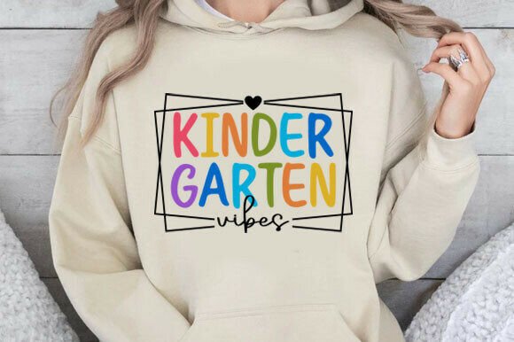 Kindergarten Vibes SVG for T-Shirt Designs