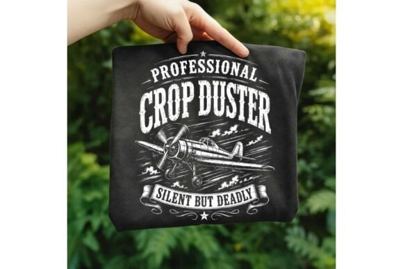 Professional Crop Duster SVG for T-Shirt Designs